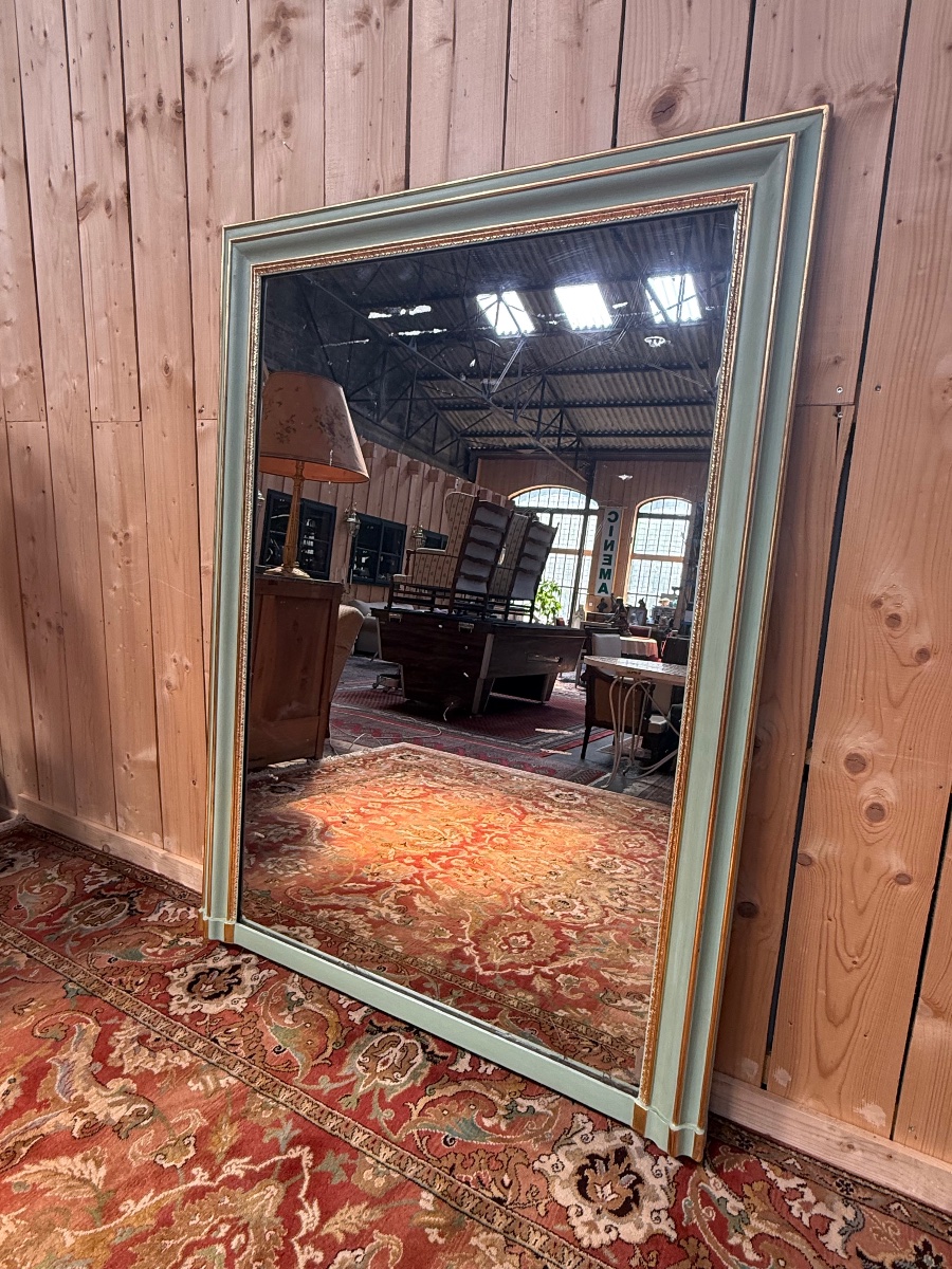 Antique Napoleon III-era Mirror, Gilded And Re-chamfered -photo-2