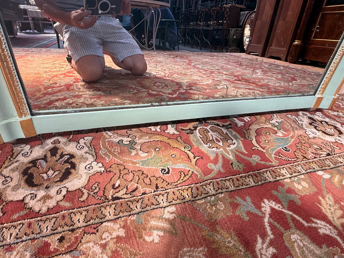 Antique Napoleon III-era Mirror, Gilded And Re-chamfered -photo-2