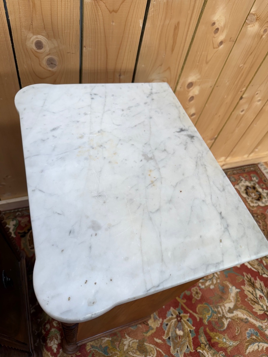 Pair Of Restoration/charles X-style Bedside Tables-photo-6