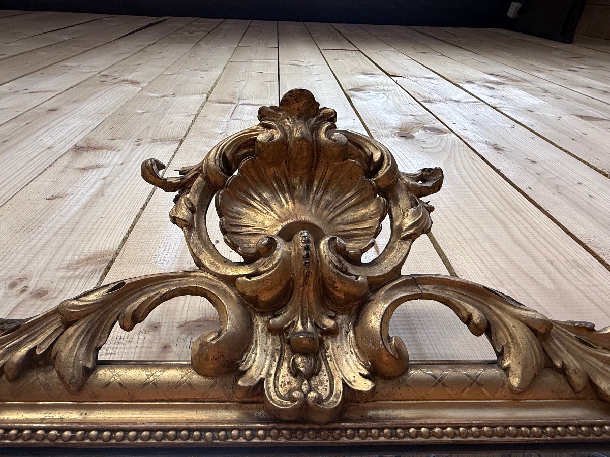 Miroir d'entre deux époque Louis Philippe -photo-2