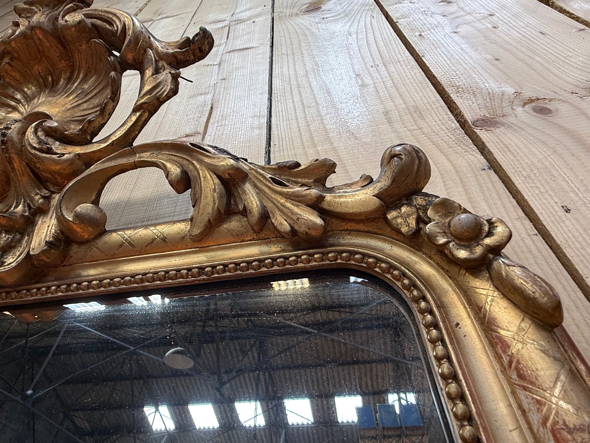 Miroir d'entre deux époque Louis Philippe -photo-3