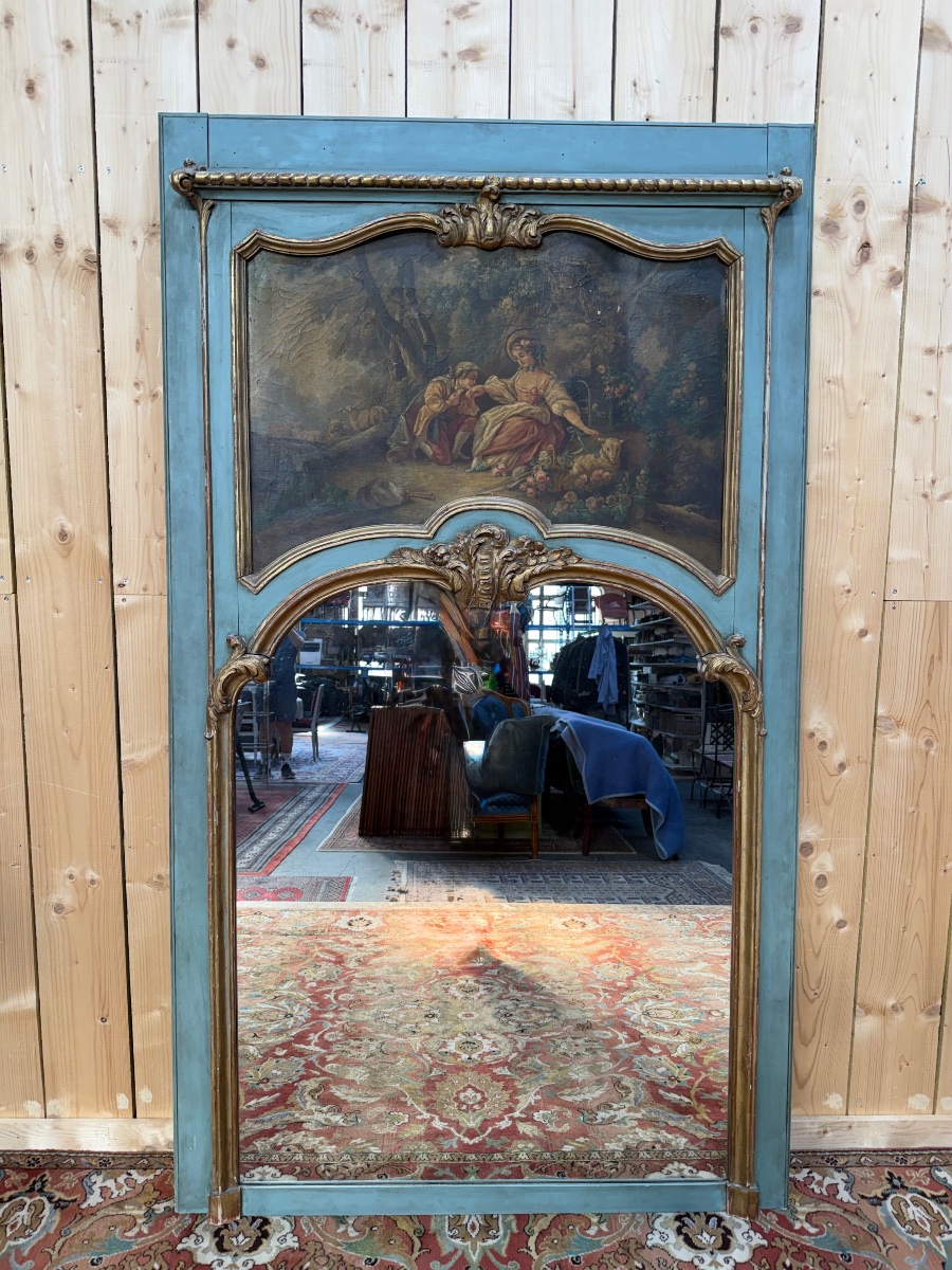 Trumeau de boiserie de style Louis XV-photo-4