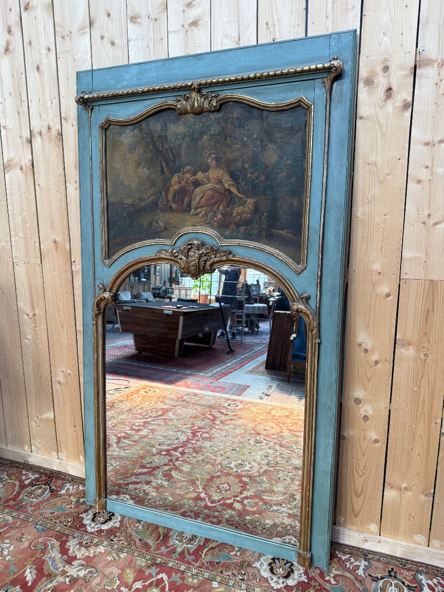 Trumeau de boiserie de style Louis XV-photo-2