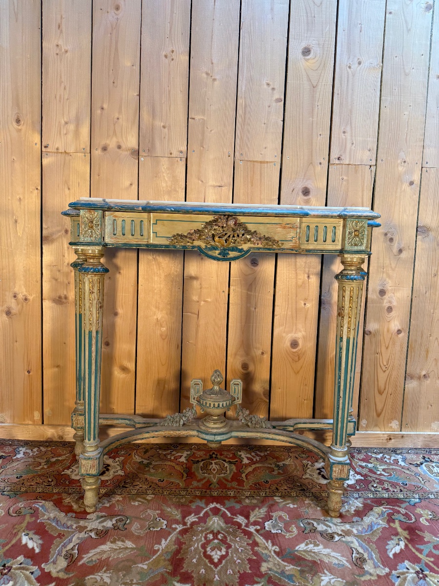 Louis XVI-style Console Table-photo-3