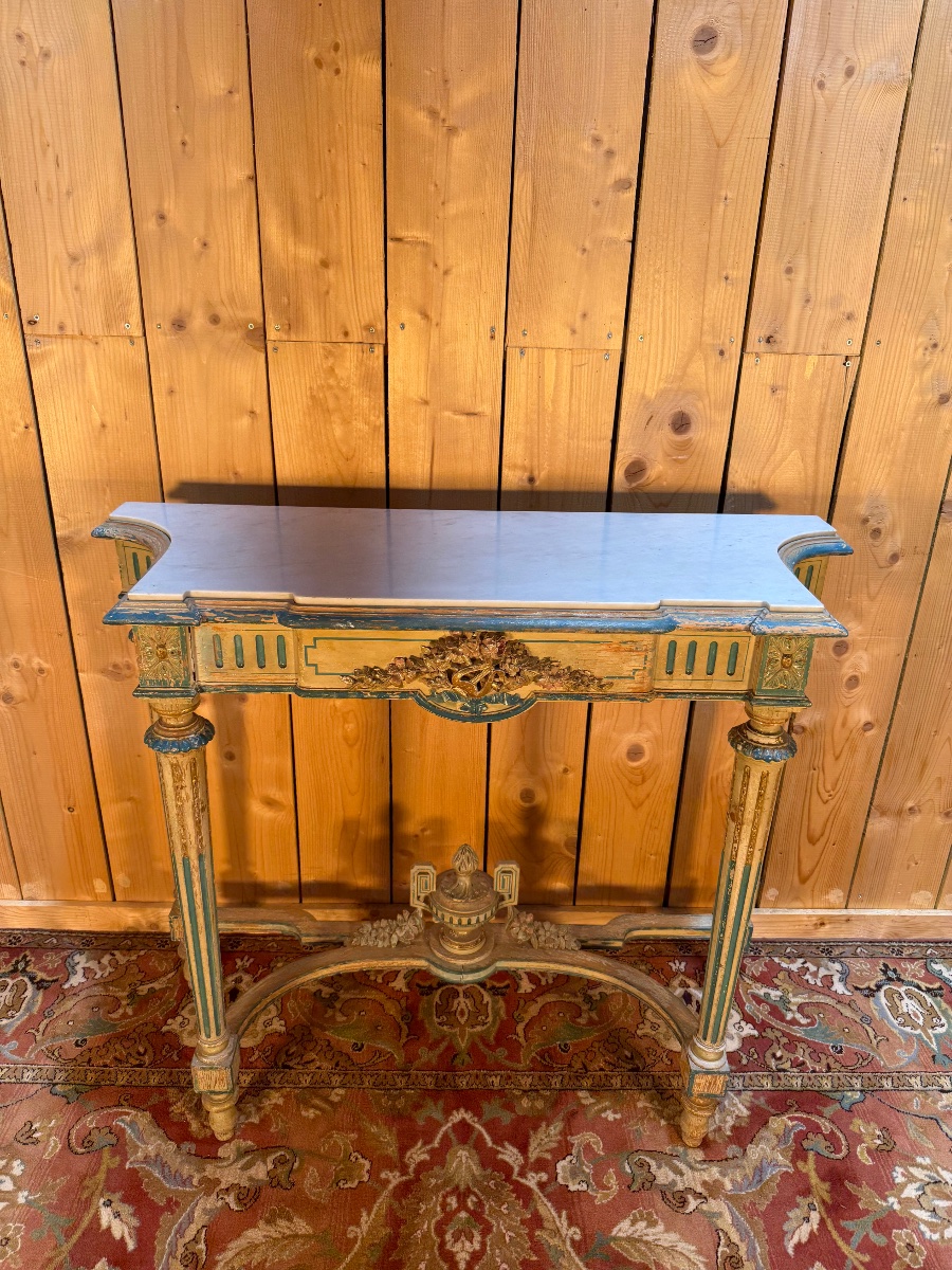 Louis XVI-style Console Table-photo-4