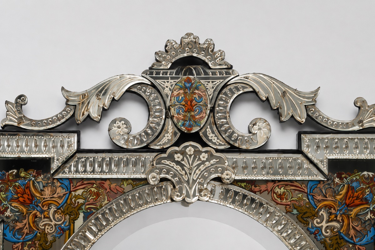Venetian Mirror From The Napoleon III Era-photo-2