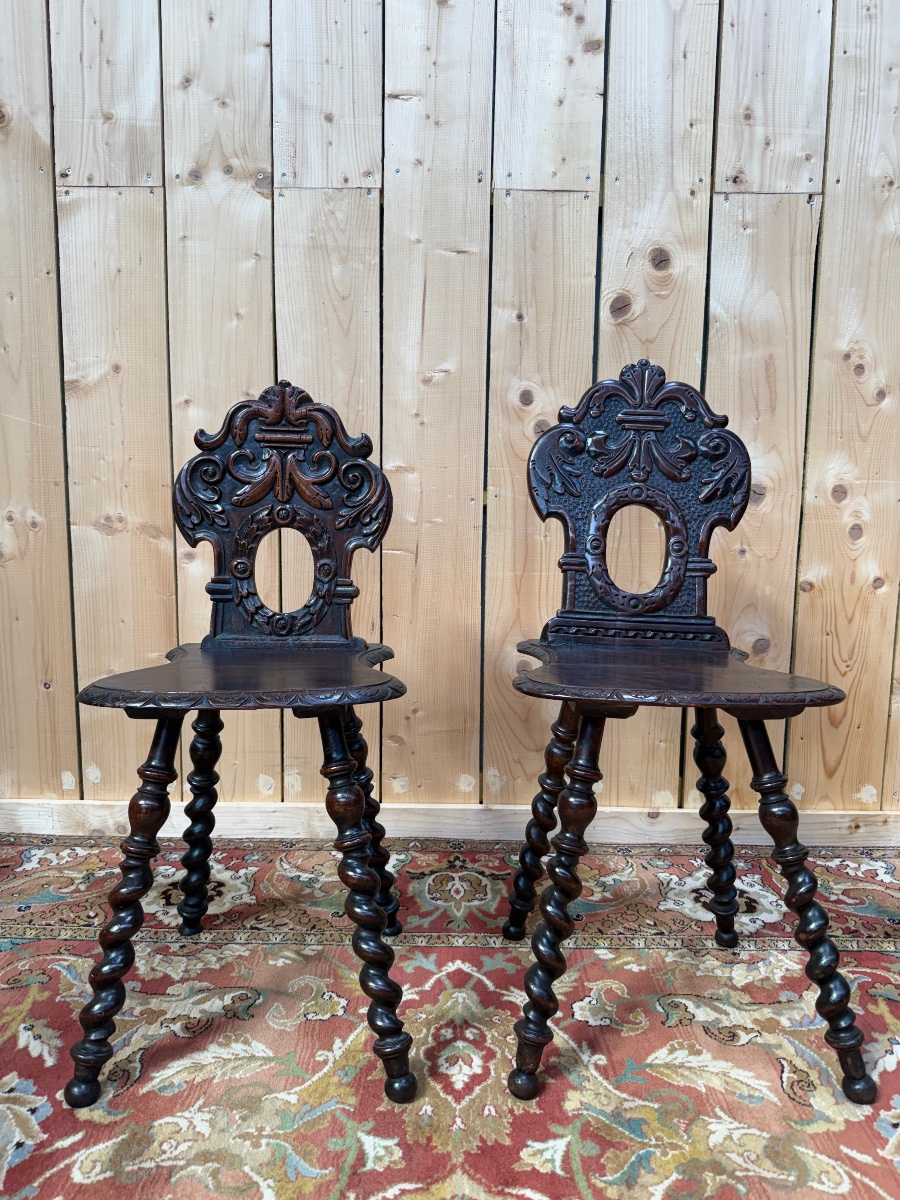 Pair Of Alsatian Chairs 