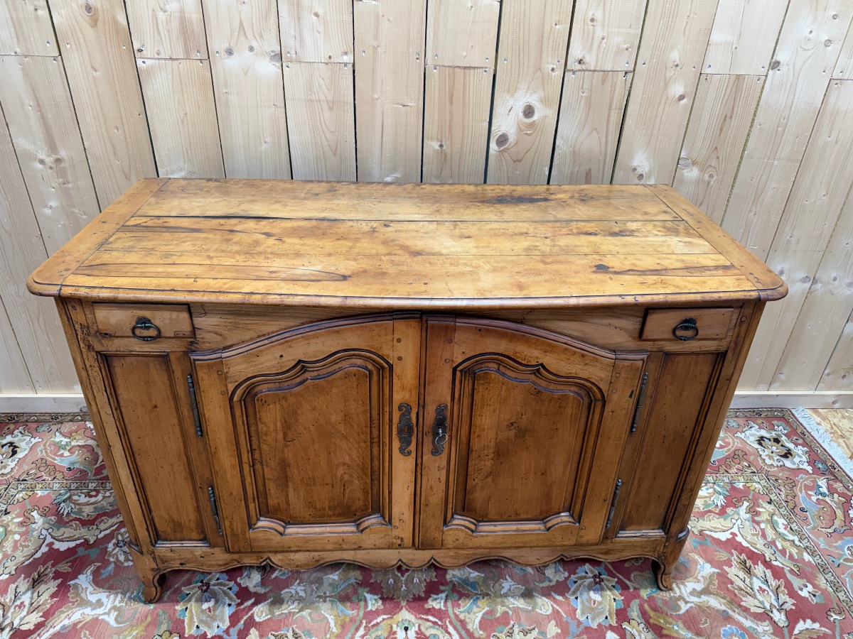 Antique Louis XV-style Sideboard Made Of Cherry Wood -photo-4