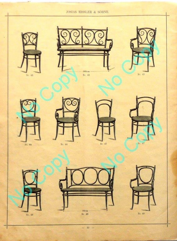 6 Restored Josias Eissler & Söhne Bistro Chairs-photo-3