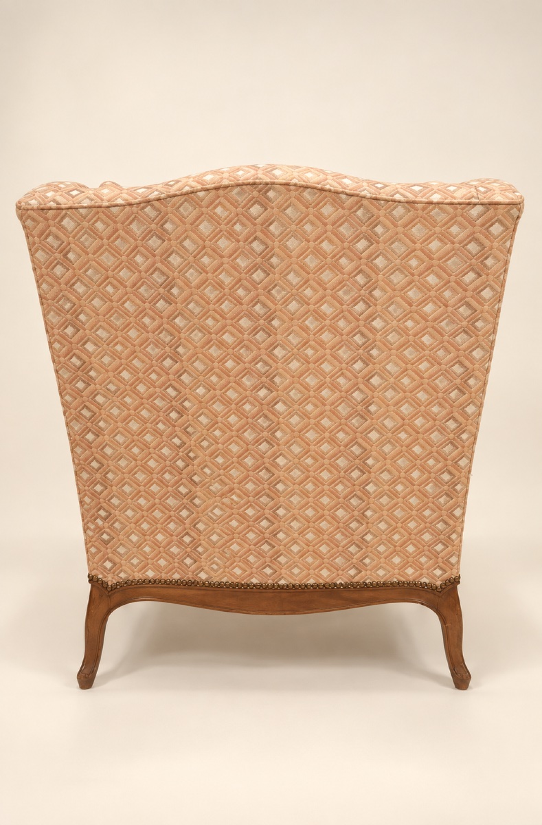 Large Louis XV-style "fireplace Corner" Armchair-photo-2