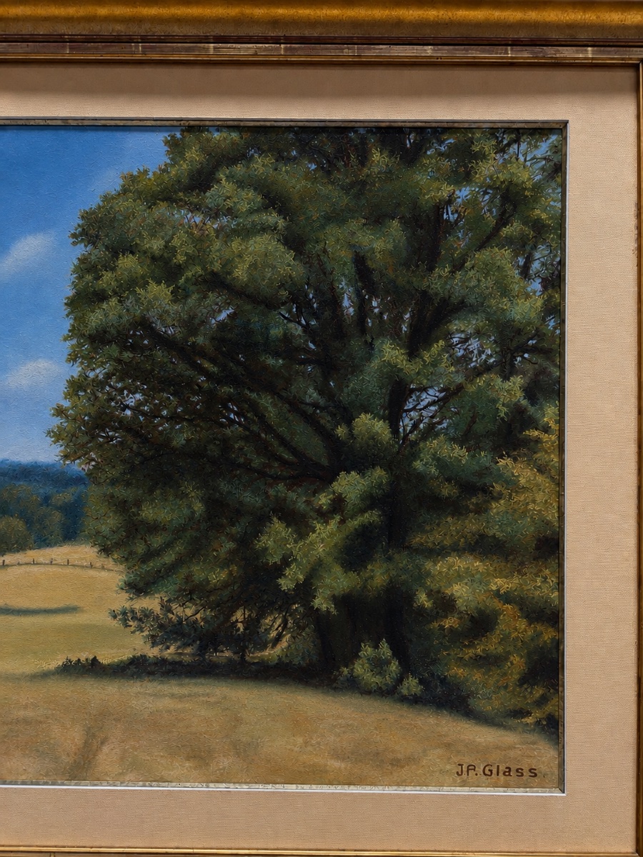 Pastel JP GLASS  "Campagne arborée"-photo-2