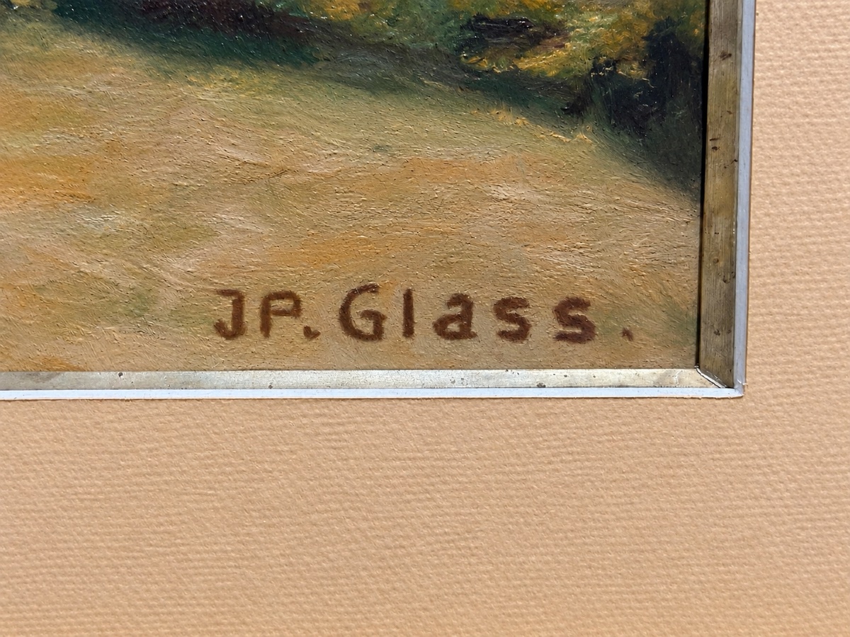 Pastel JP GLASS  "Campagne arborée"-photo-4