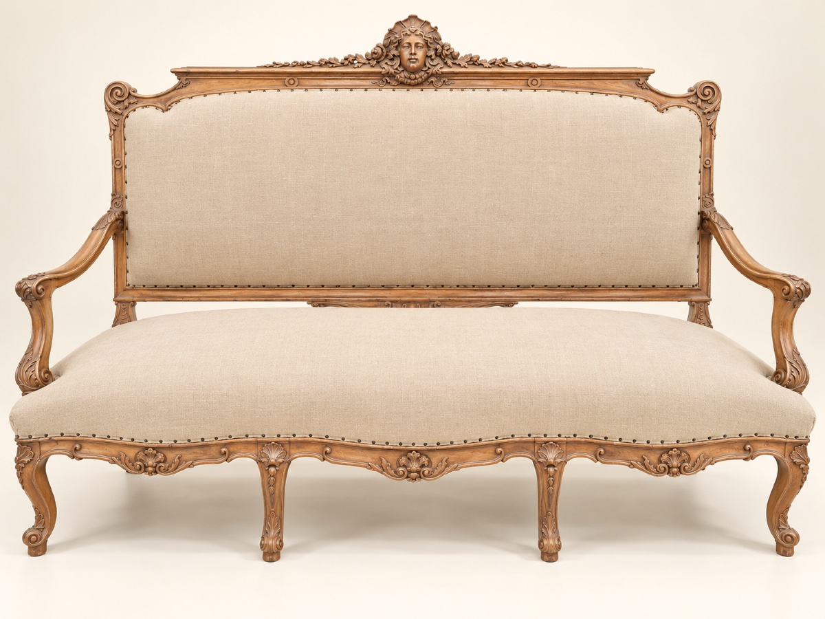 Sofa - Louis XV-style Bench-photo-3