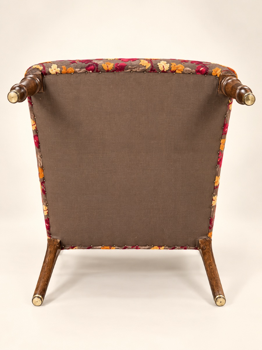 English-style Armchair / Bergère - Napoleon III-photo-3