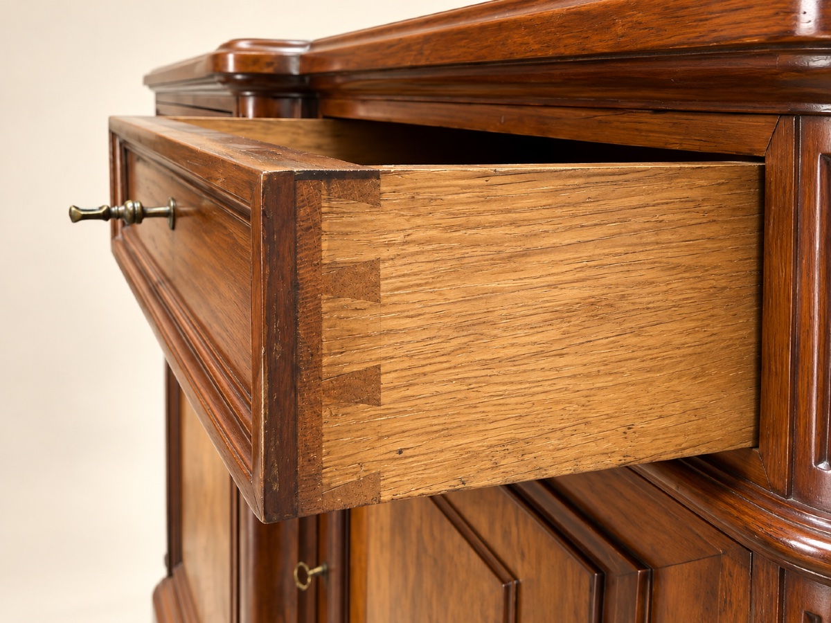 Enfilade à plinthes de style Louis Philippe en acajou -photo-2