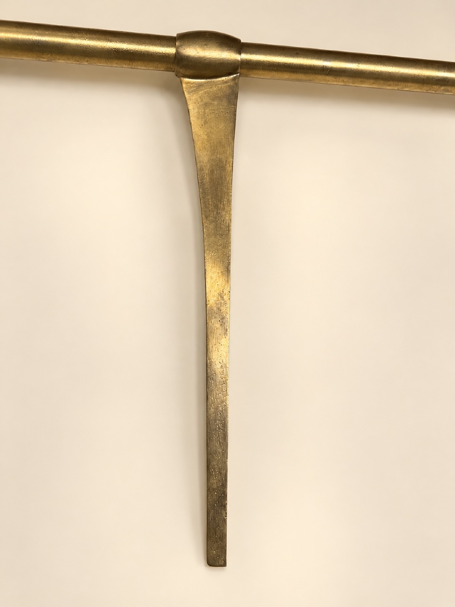 "siegel" Brass And Glass Bar Shelf-photo-2