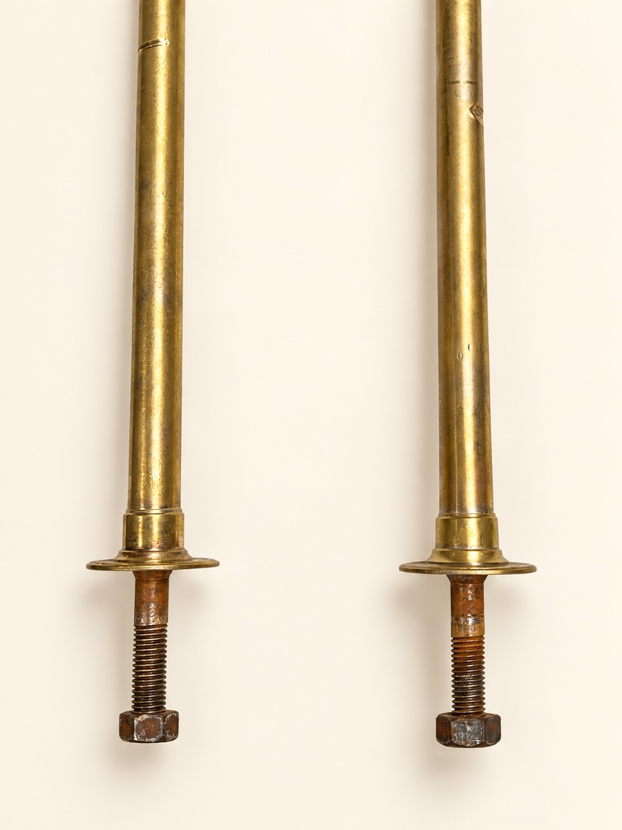 "siegel" Brass And Glass Bar Shelf-photo-4