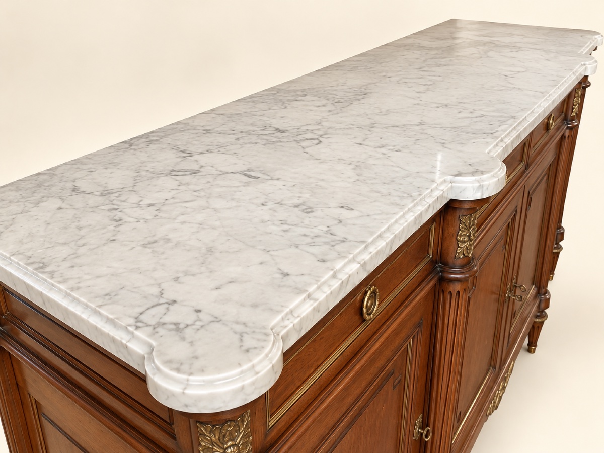 Enfilade de style Louis XVI en acajou -photo-2