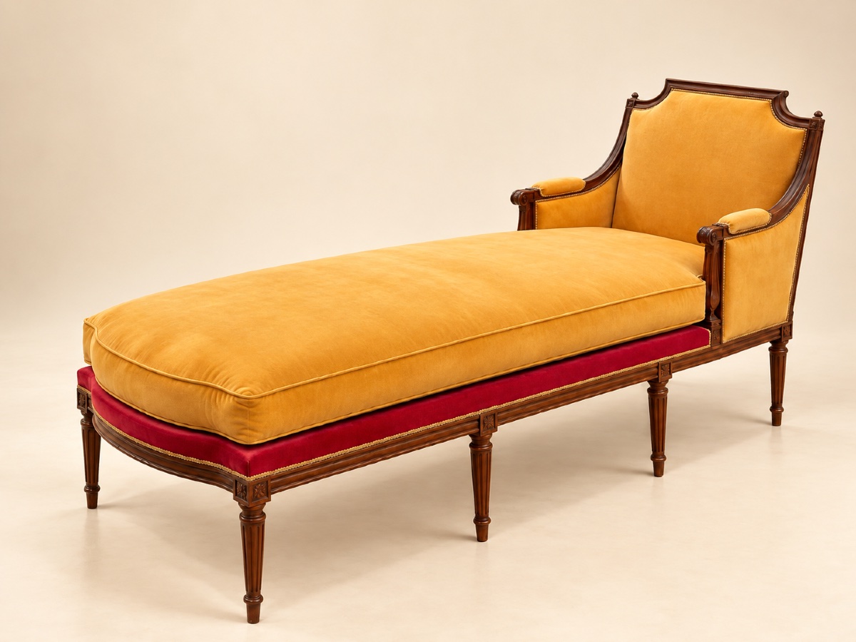 Large Louis XVI-era Chaise Longue 