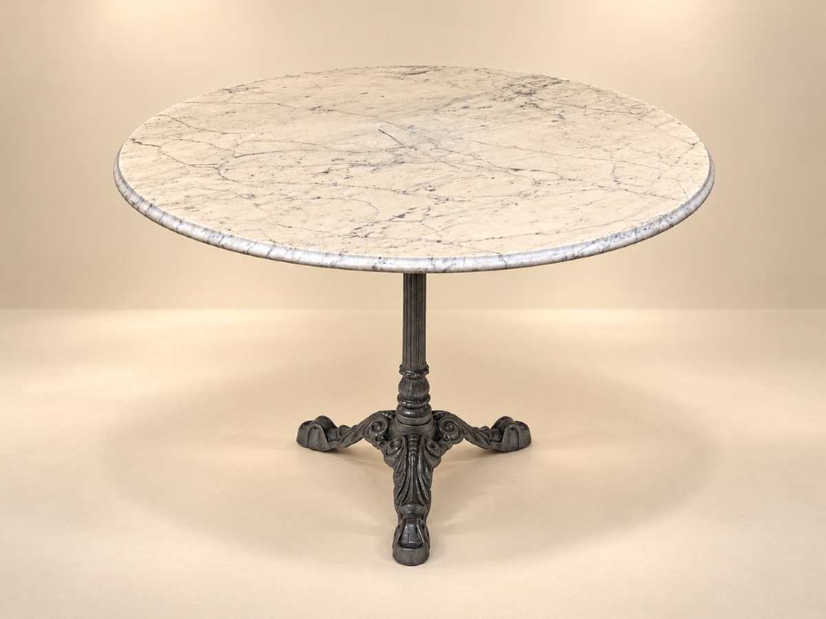 Marble Bistro-style Round Table 