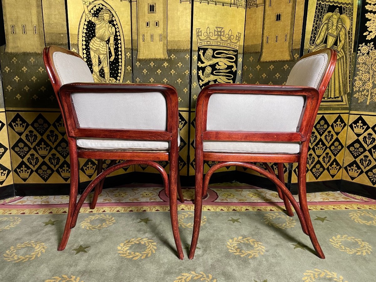 Pair Of Armchairs - Bergeres Thonet-photo-2