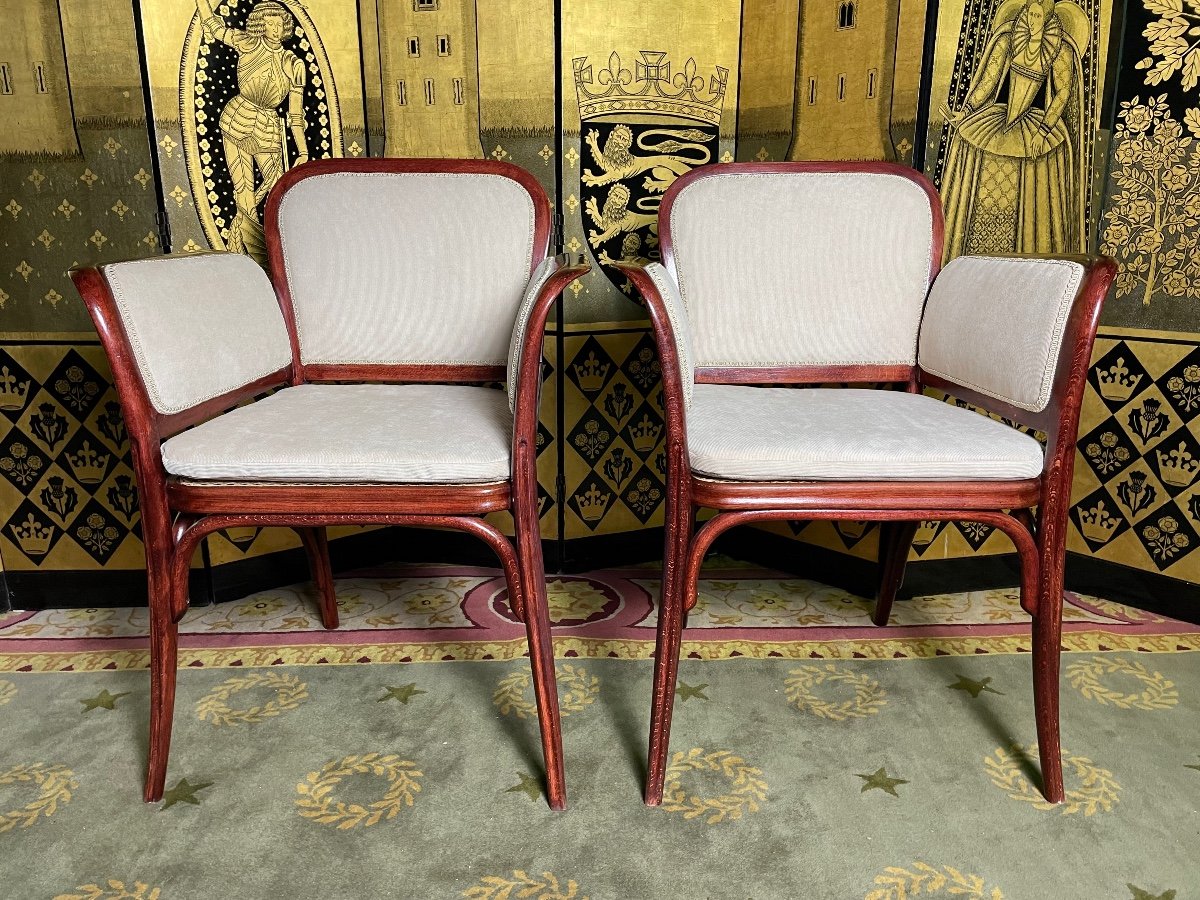 Pair Of Armchairs - Bergeres Thonet