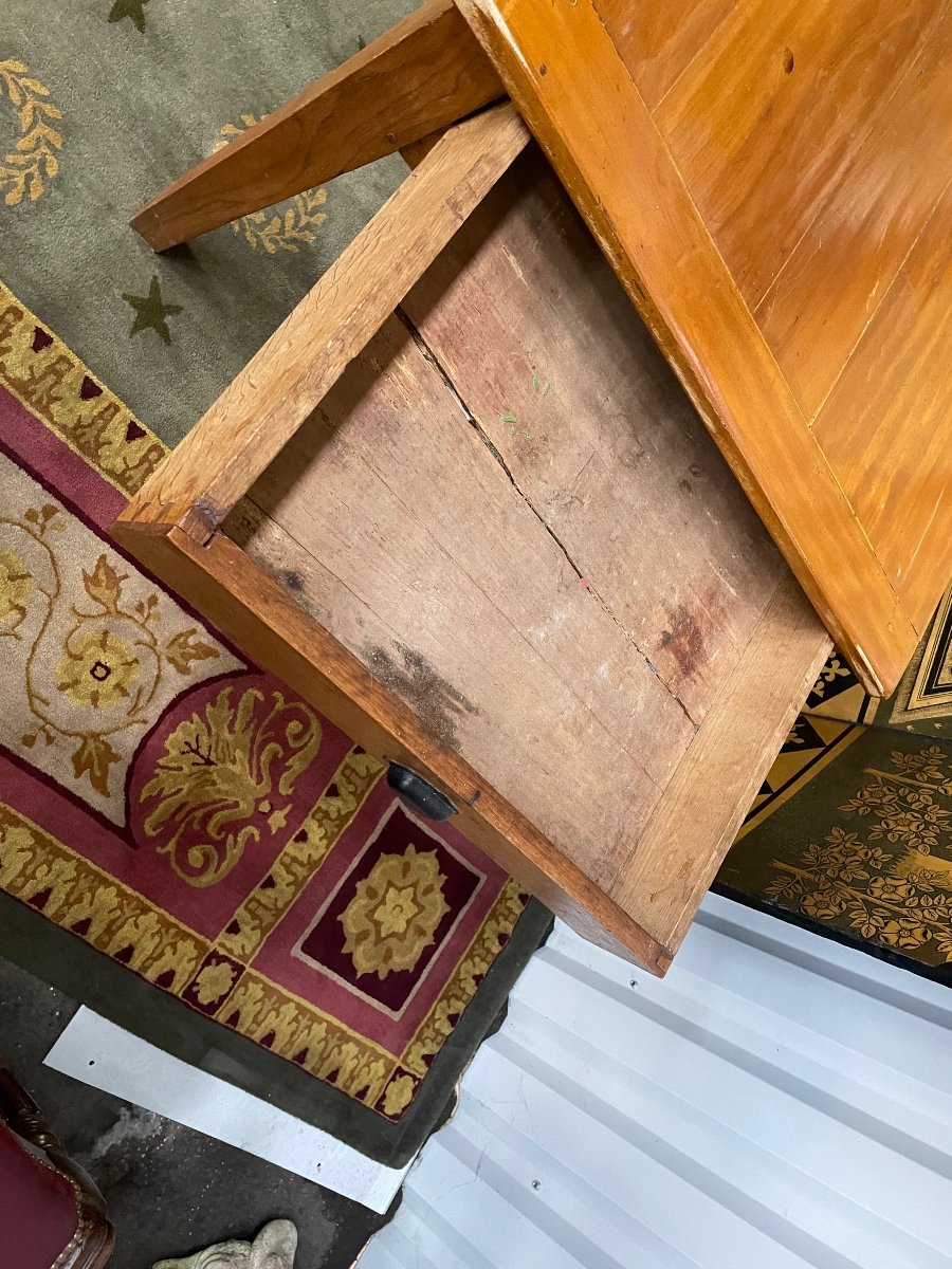Table De Ferme En Chêne Et Hêtre 19eme-photo-3