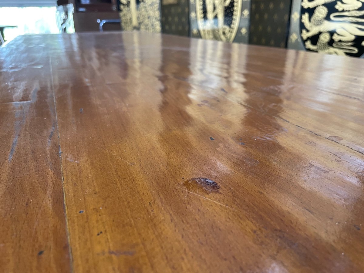 Farmhouse Table In Oak And Beech 19th-photo-6