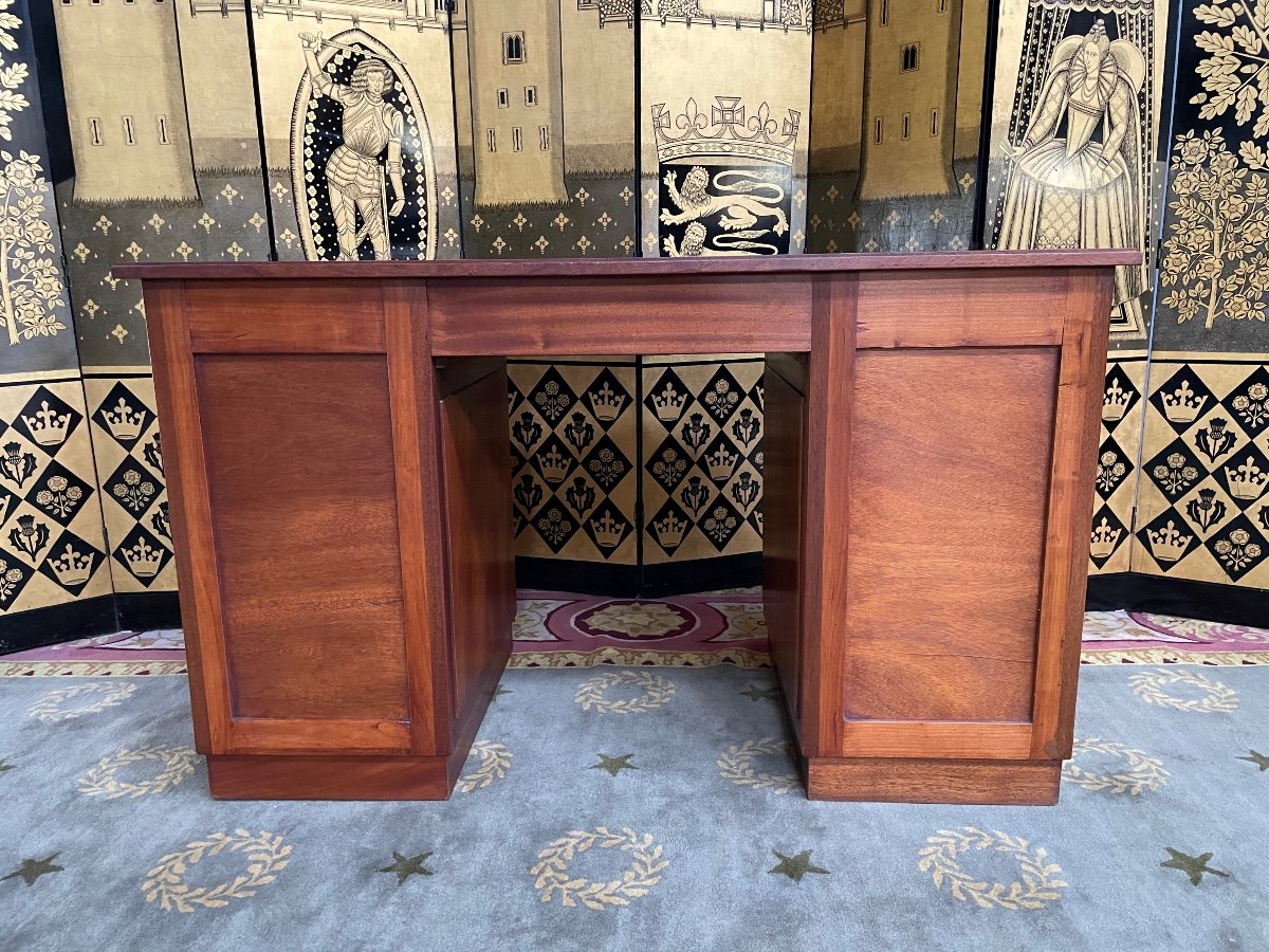 Bureau Art Déco En Acajou -photo-7