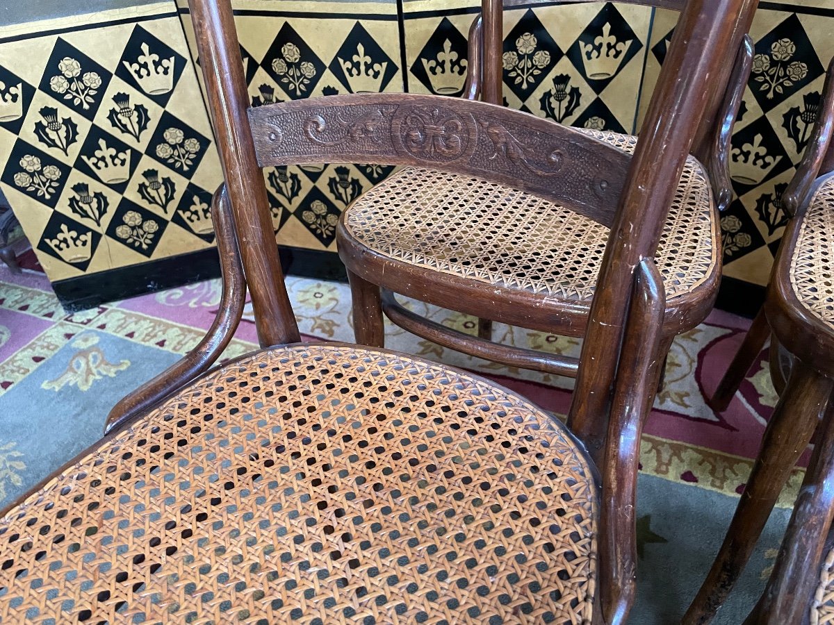 Suite Of 6 Bistro Chairs Thonet 97-photo-1