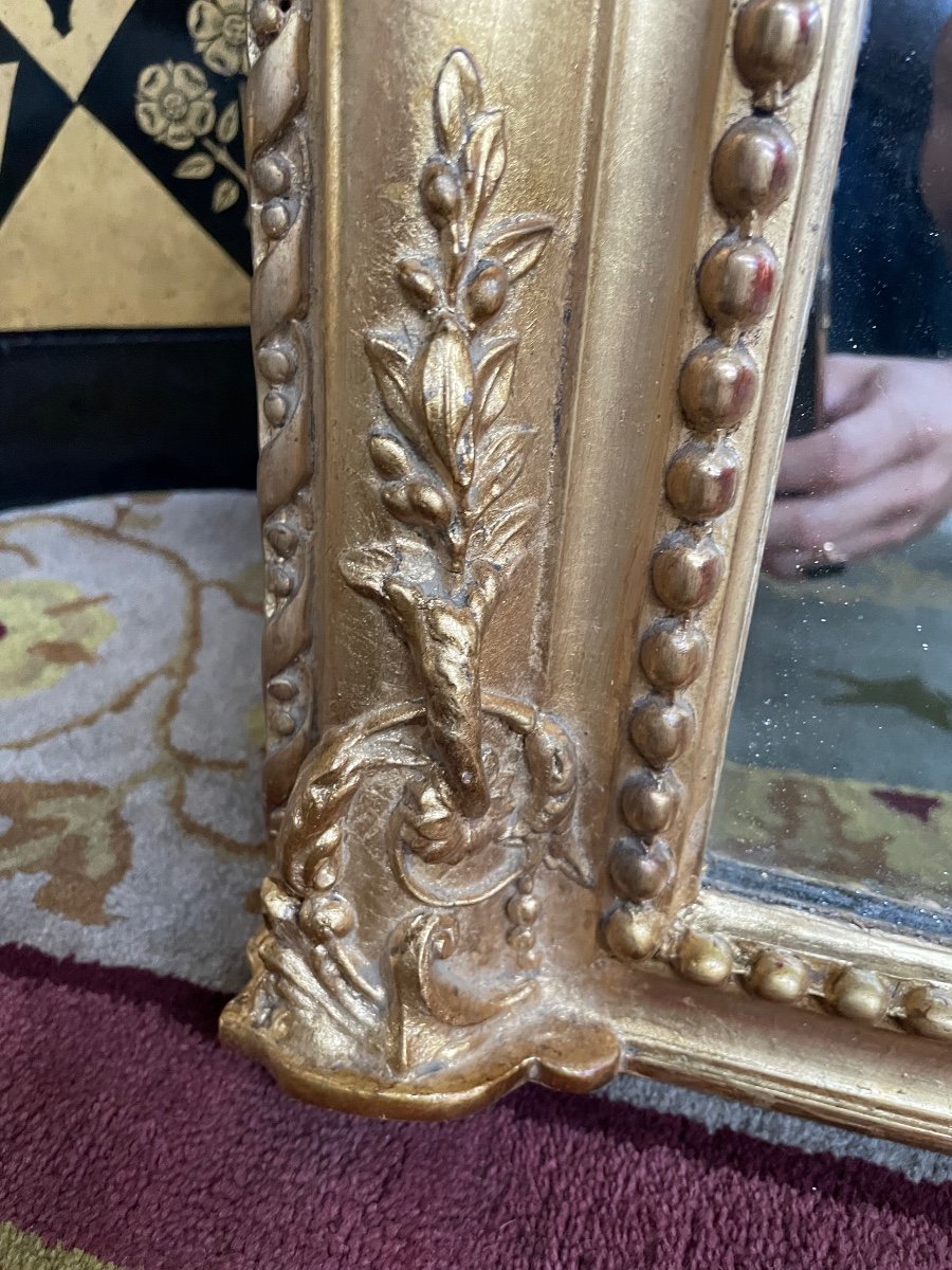 Golden Mirror Louis Philippe - Napoleon III-photo-3