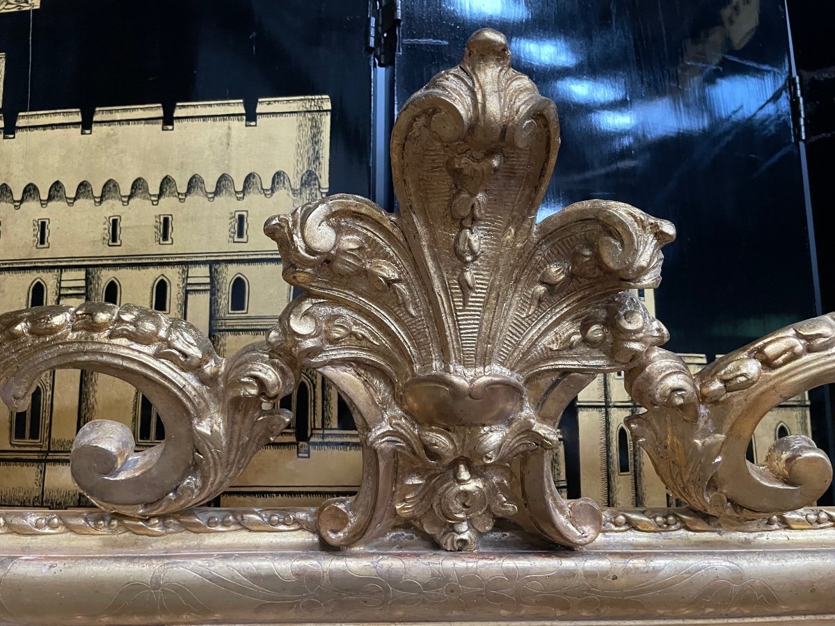 Golden Mirror Louis Philippe - Napoleon III-photo-4