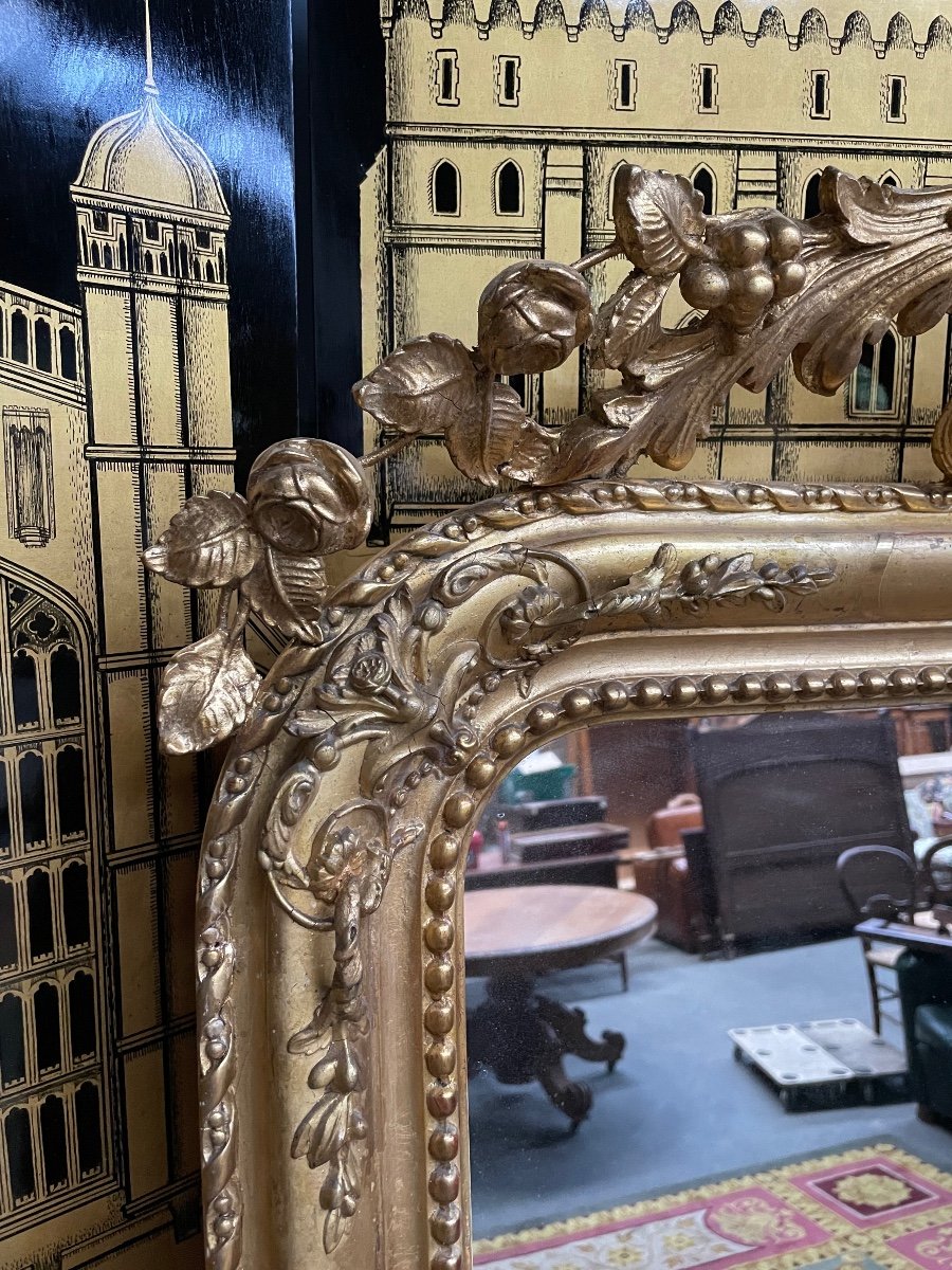 Golden Mirror Louis Philippe - Napoleon III-photo-5