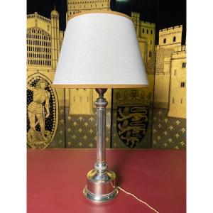 Table Lamp In Chromed Steel 1970