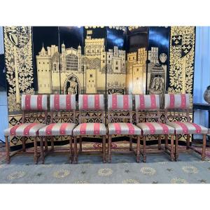 Suite Of 6 Henri II Style Chairs - Renaissance