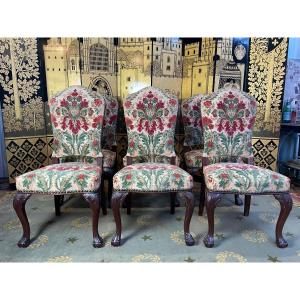 Suite Of 6 English Chairs