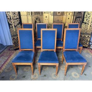 Suite Of 7 Louis XVI Style Chairs