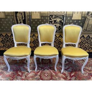 Suite Of 3 Louis XV Style Chairs