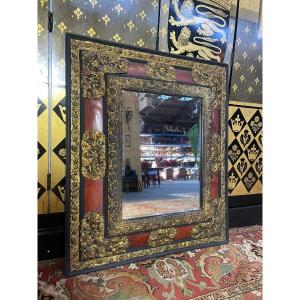 Napoleon III Tortoiseshell Mirror