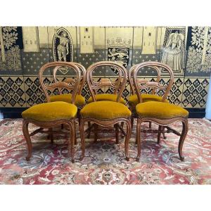 Suite Of 6 Louis Philippe Period Chairs