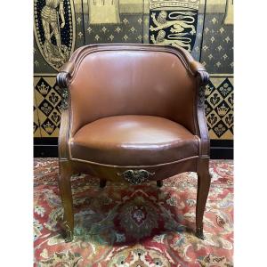 Louis XV Style Office Armchair - Transition 