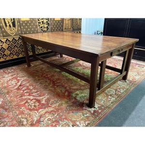 Solid Oak Farmhouse Table 