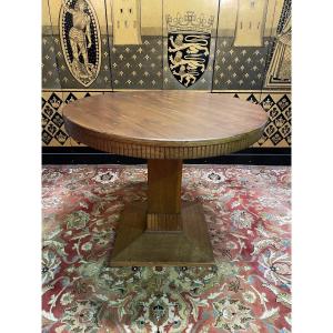 Dining Table - Art Deco Period Pedestal Table 