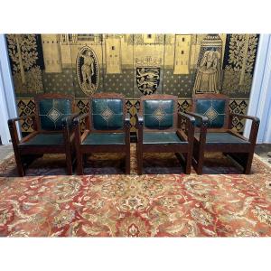 Suite Of 4 Syrian Armchairs 