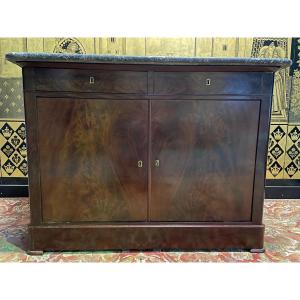 Louis Philippe Period Low Buffet In Mahogany 