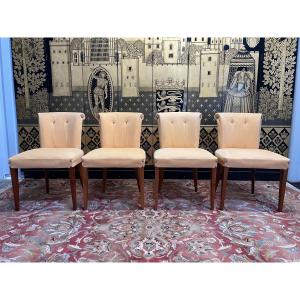 Suite Of 4 Art Deco Style Chairs 