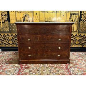 Louis Philippe Secretary Chest Of Drawers 