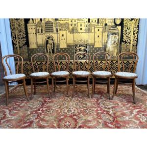 6 Chaises bistrot Fischel pas Thonet