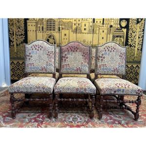 Suite Of 6 Louis XIII Chairs