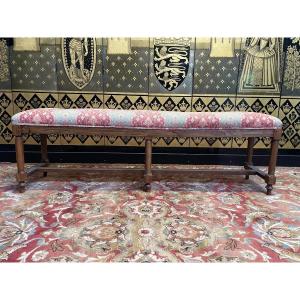 Banquette - Banc d'Office Louis XIII / Renaissance 